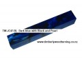 Acrylic Pen Blanks Dark Blue with Black and Pearl TW-JC47-BL 