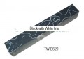 Acrylic Pen Blank Black with White Line TW-BS20-BL