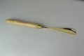 Brass Shoe Horn with Turned Handle 