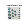 Paua Dots With Pre-Stick 15 PCS  ztpc