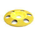 Saburrtooth  125mm Disc  Flat Face With Vision  Holes 7/8