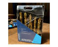 12-PCE TIN COATED BRAD POINT DRILL BIT SET (2-13MM 1MM INCREMENTS)