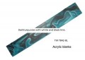 Dark Turquoise With White and Black Line. TW-TB42-BL 