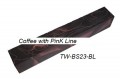  Acrylic  Pen Blank Coffee with Pink Line . TW-BS23-BL